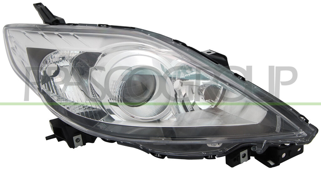 OPTICA IZQUIERDA H7+HB3 ELECTRICA-SIN MOTOR-NEGRA