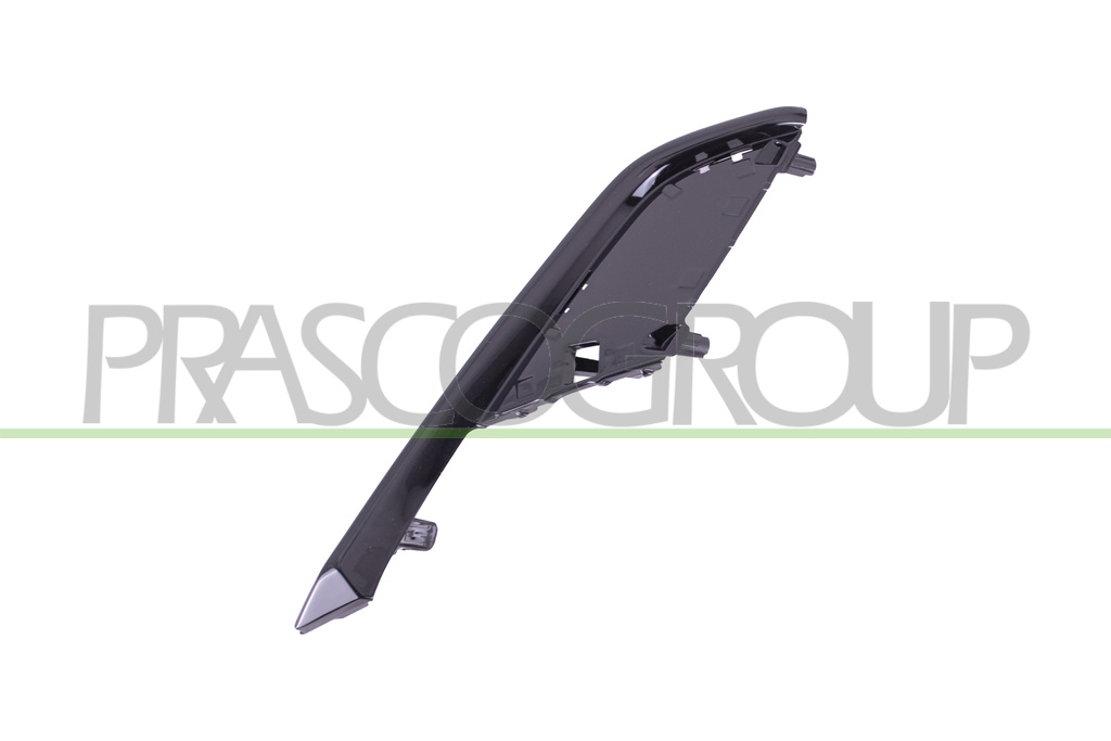 BUMPER GRILLE RIGHT-INNER-GLOSSY BLACK-WITHOUT FOG LAMP HOLE