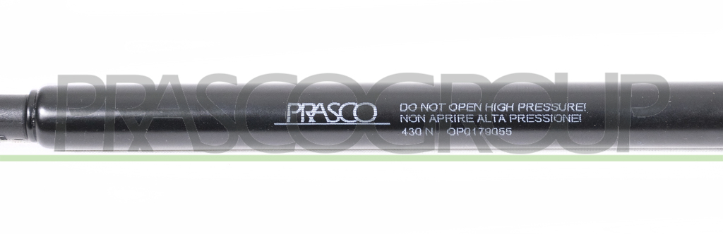 AMORTIGUADOR DE MALETERO DERECHO/IZQUIERDO PORTON TRASERO - 430 N - L 535 mm - C 229 mm - Ø 18 mm - Ø 8 mm