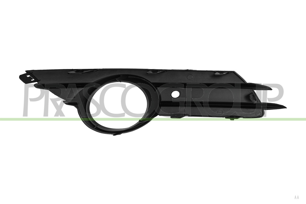 BUMPER GRILLE LEFT-BLACK-WITH FOG LAMP HOLE