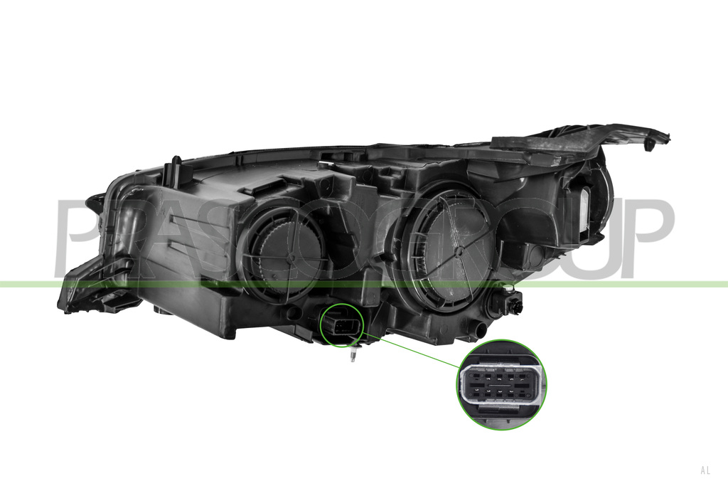 SCHEINWERFER RECHTS-H7+H15-MIT LWR-MIT MOTOR