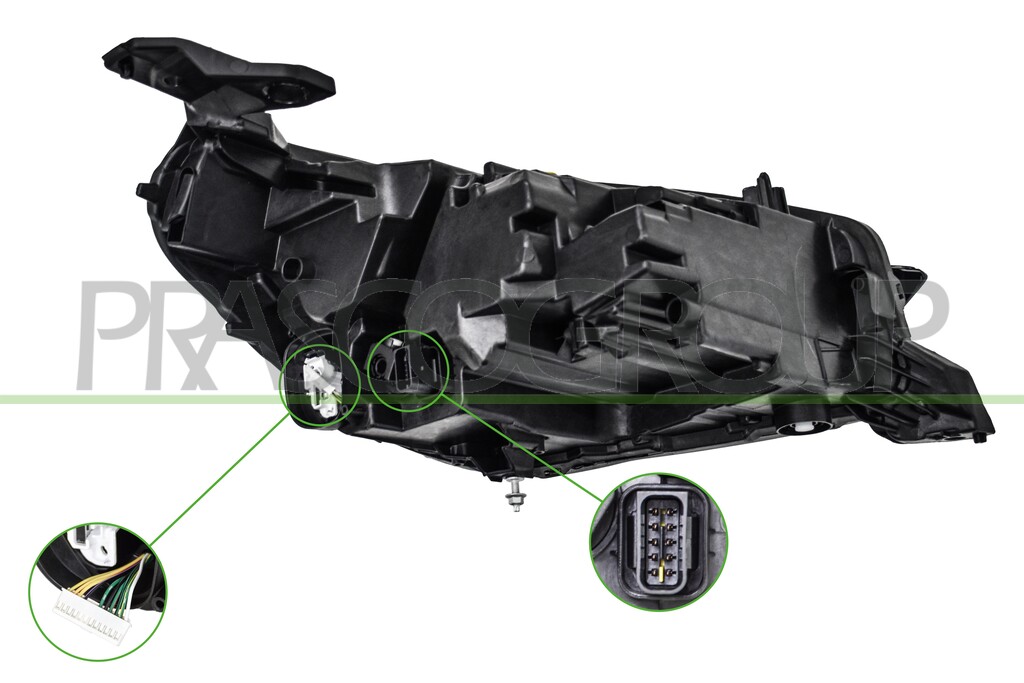 HEADLAMP LEFT-ELECTRIC-WITH MOTOR-LED-VALEO TYPE