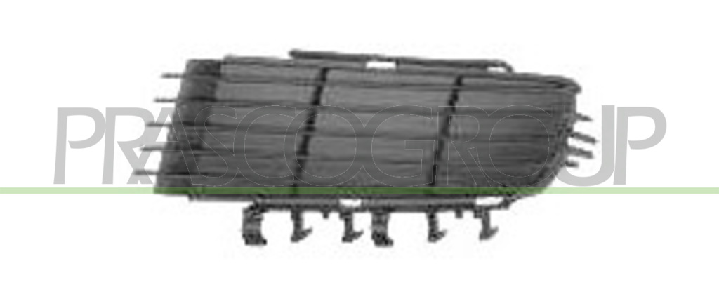 BUMPER GRILLE RIGHT-BLACK