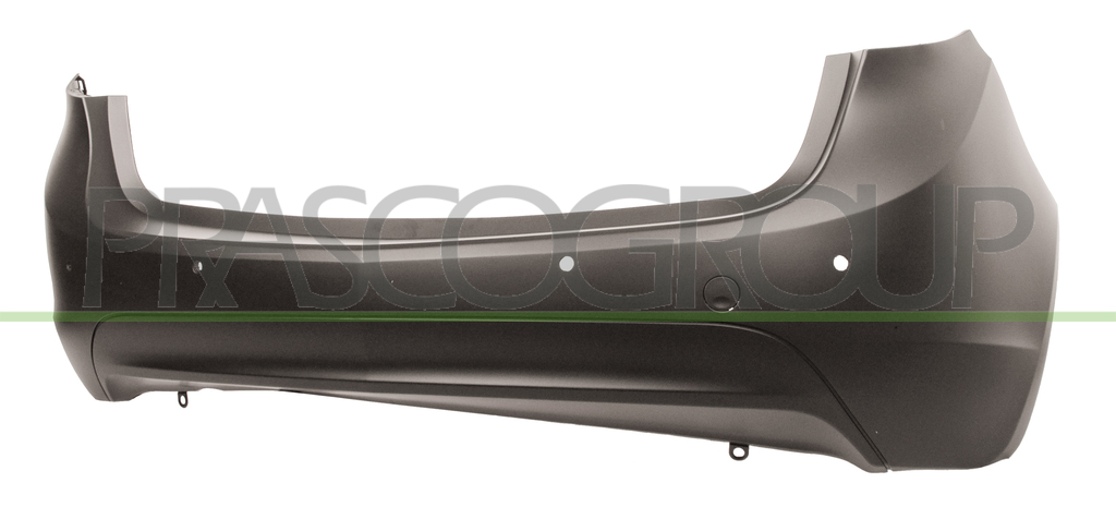 PARACHOQUES TRASERO-IMPRIMADO CON AGUJEROS SENSORES+SOPORTES-CON TAPAGANCHO