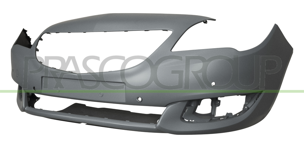 FRONT BUMPER-PRIMED-WITH PDC+SENSOR HOLDERS-WITH TOW HOOK COVER