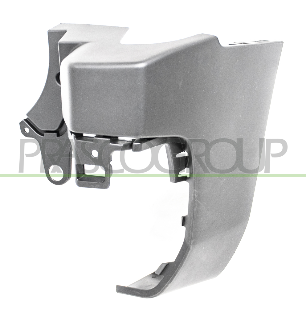 REAR BUMPER END CUP RIGHT-PRIMED-OPEN SIDE TAILGATE-SHORT WHEEL BASE