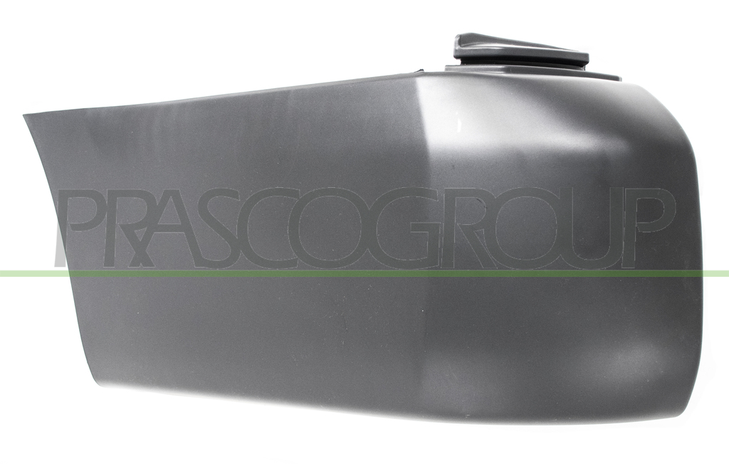 REAR BUMPER END CUP LEFT-BLACK-TEXTURED FINISH-WITH PARK ASSIST CUTTING MARK-LONG WHEEL BASE