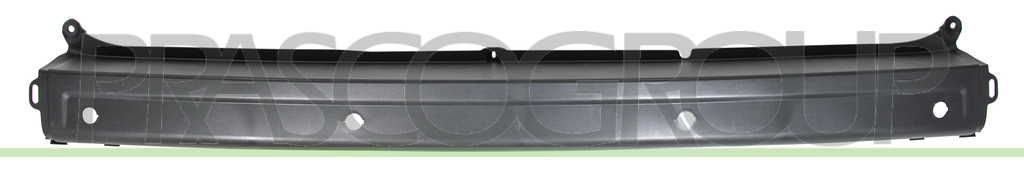 REAR BUMPER-CENTRE-BLACK-TEXTURED FINISH-WITH PDC+SENSOR HOLDERS