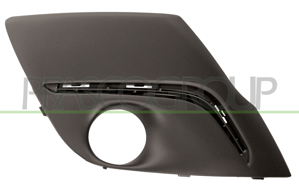 GRIGLIA DESTRA PARAURTI ANTERIORE-NERA-CON SEDE FENDI-CON LUCE DIURNA-LED