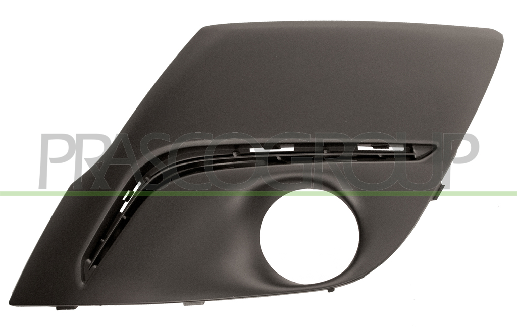GRIGLIA SINISTRA PARAURTI ANTERIORE-NERA-CON SEDE FENDI-CON LUCE DIURNA-LED