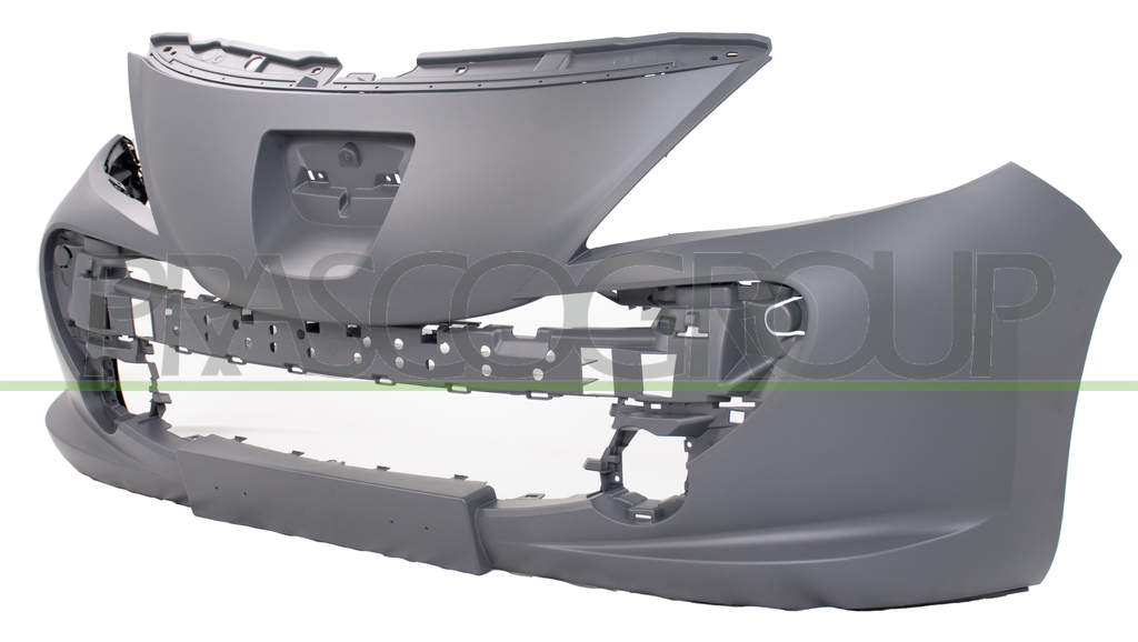 FRONT BUMPER-PRIMED-WITH FOG LAMP SEATS