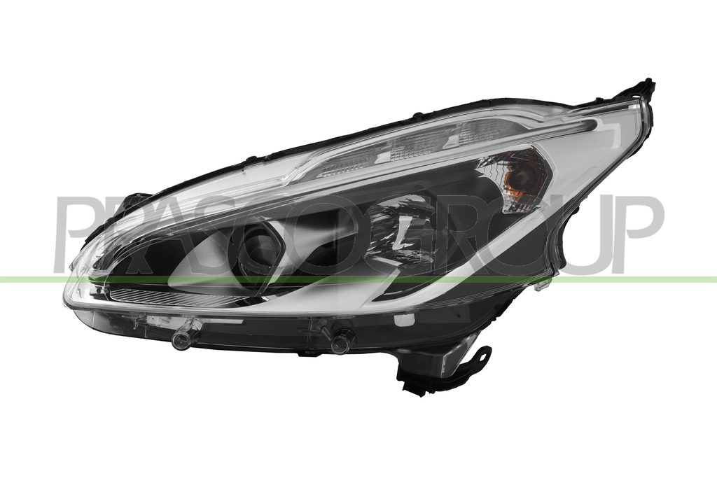 PHARE GAUCHE H7+H7+PY21W ELECTRIQUE SANS MOTEUR-AVEC FEU DE JOUR-NOIR-LED