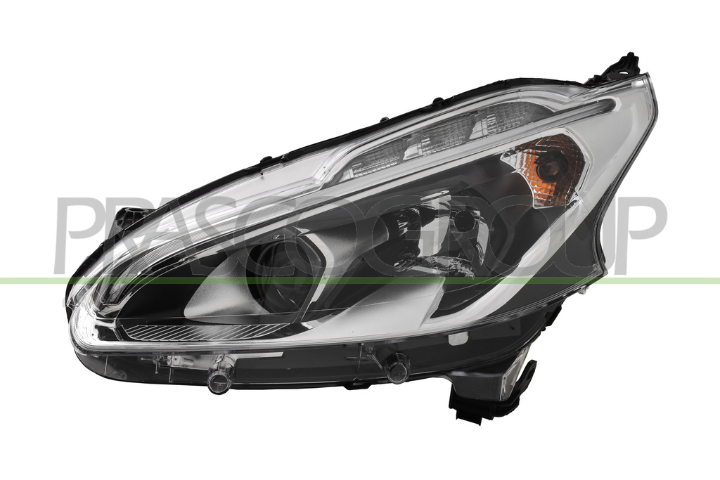 PHARE GAUCHE H7+H7+PY21W ELECTRIQUE SANS MOTEUR-AVEC FEU DE JOUR-NOIR-LED
