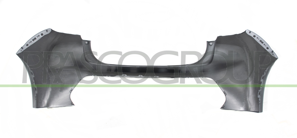 REAR BUMPER-PRIMED-WITH CUTTING MARKS FOR PDC, PARK ASSIST AND CAMERA