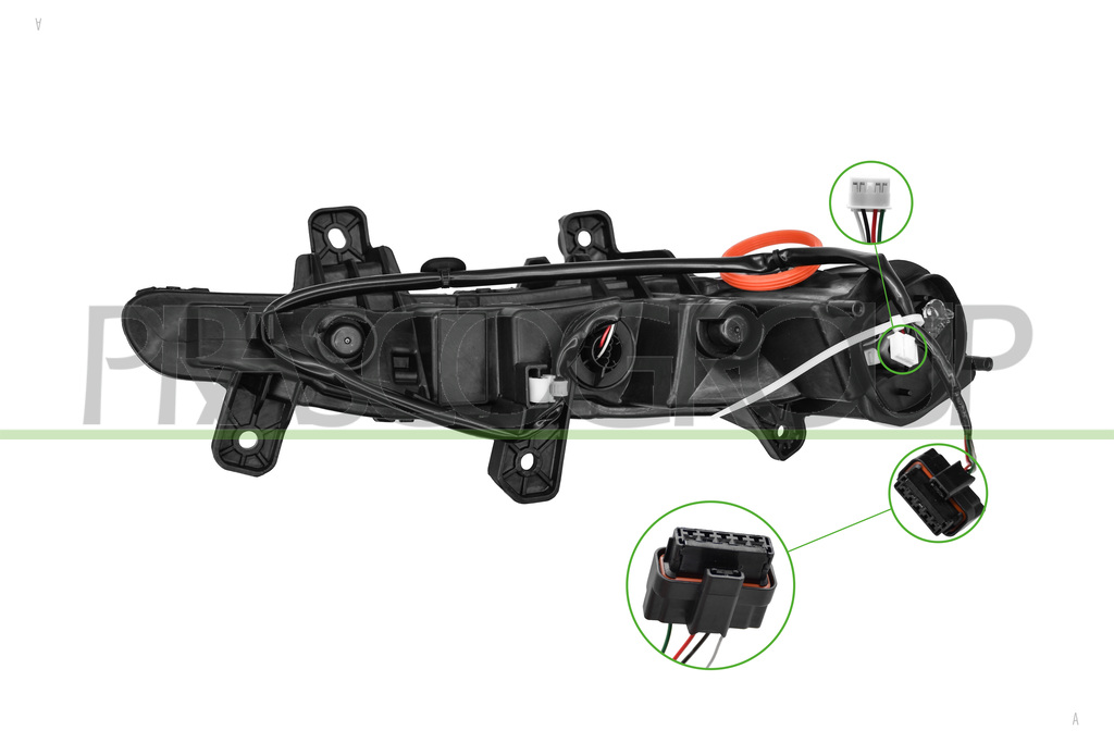 DAY RUNNING LIGHT RIGHT-WITH AUTOMATIC HEADLAMP REGULATOR-LED-VALEO TYPE