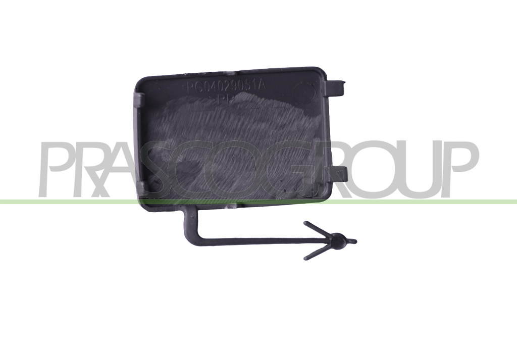 FRONT TOW HOOK COVER-BLACK-TEXTURED FINISH