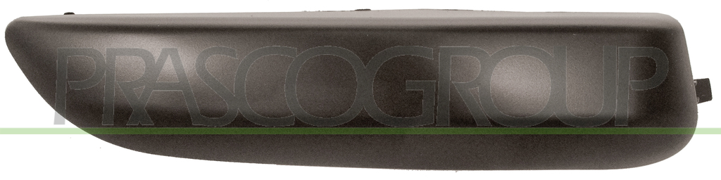 FRONT BUMPER MOLDING-RIGHT-BLACK