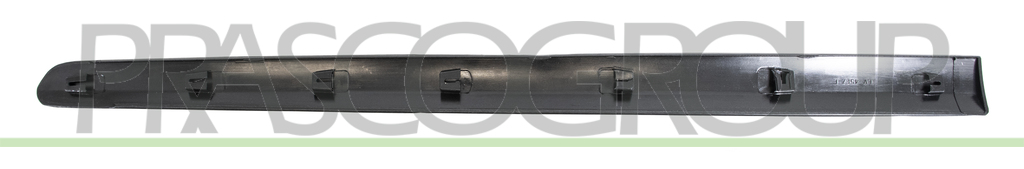 FRONT DOOR MOLDING LEFT-SMOOTH BLACK FINISH MOD. 5 DOOR
