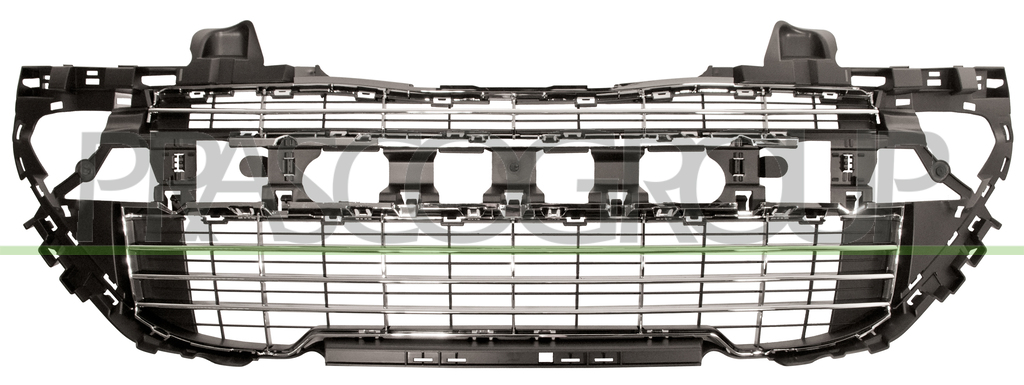 BUMPER GRILLE-CENTRE-CHROME MOD. SPORT/GT