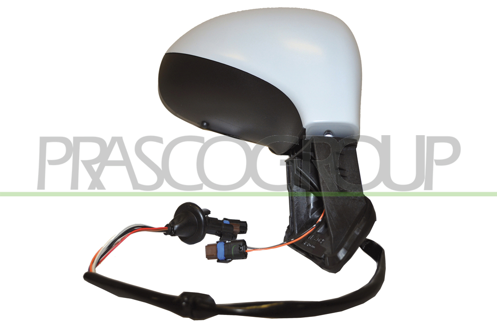 RETROVISORE DESTRO-ELETTRICO-TERMICO-CON PRIMER-CON SONDA-CON FANALE-6H6P
