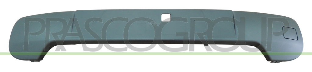 FRONT BUMPER MOLDING-CENTRE-WITH TOW HOOK COVER-PRIMED-BLACK