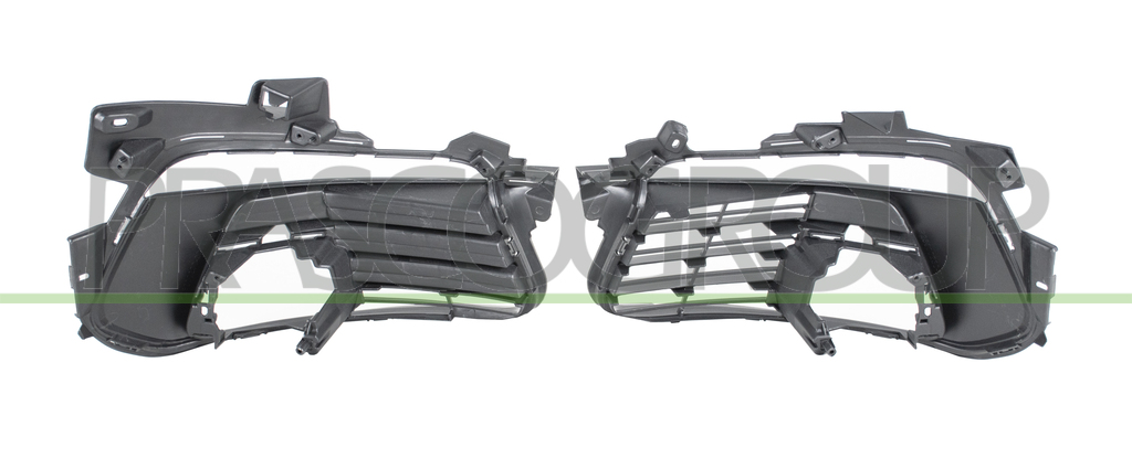 FRONT BUMPER GRILLE SET (RIGHT+LEFT)-BLACK