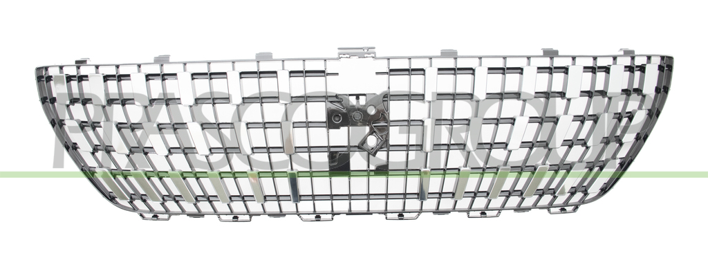 GRILLE CALANDRE NOIRE AVEC MOULURE CHROMEE'