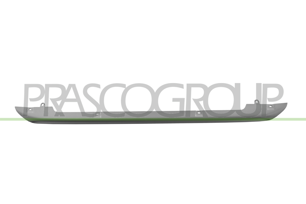 REAR BUMPER SPOILER-SILVER-PAINTED