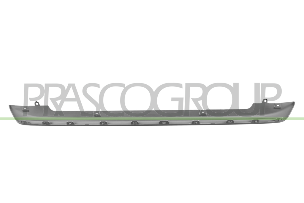 REAR BUMPER SPOILER-SILVER-PAINTED