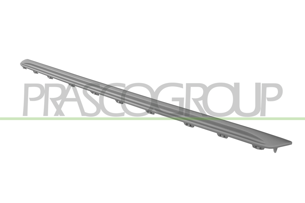 REAR BUMPER SPOILER-SILVER-PAINTED