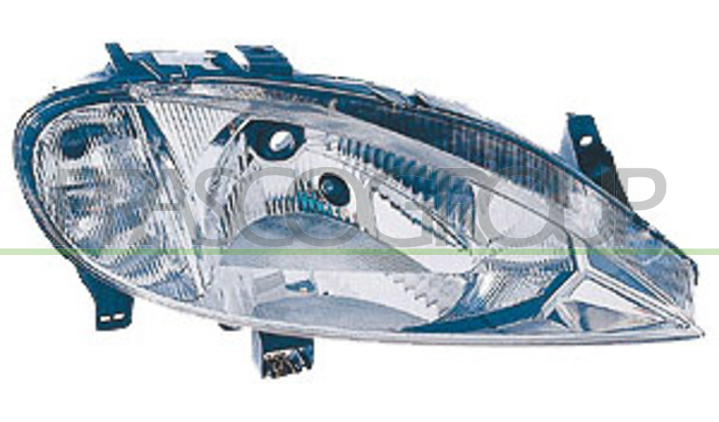 HEADLAMP RIGHT H4 ELECTRIC-WITHOUT MOTOR