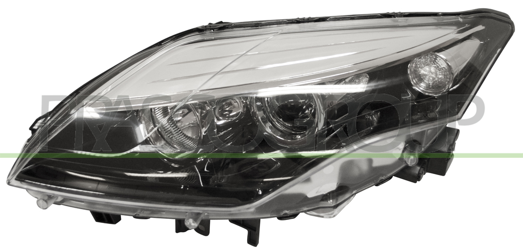 HEADLAMP LEFT MOD. H7+H7 ELECTRIC-WITHOUT MOTOR-BLACK