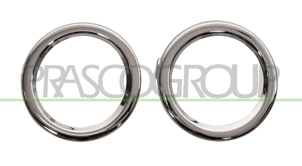 FOG LAMP SET FRAME-CHROME (RIGHT+LEFT)