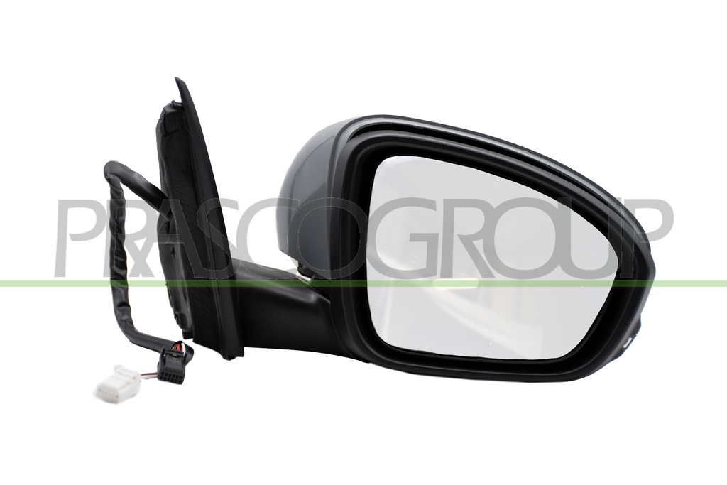 RETROVISORE DESTRO-ELETTRICO-CON PRIMER-TERMICO-CHIUDIBILE-CON FANALE-CON SONDA-CON LUCE CORTESIA-CONVESSO-13 PINS