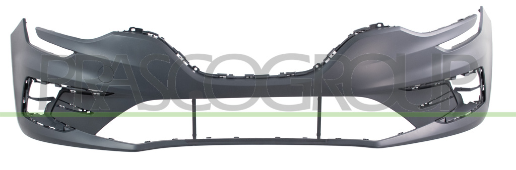 FRONT BUMPER-PRIMED-WITH TOW HOOK COVER-WITH CUTTING MARKS FOR PDC AND PARK ASSIST