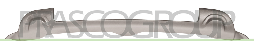 MOLDURA INFERIOR CENTRAL PARACHOQUES DELANTERO-PINTADA PLATA-MOD. HYPNOTIC