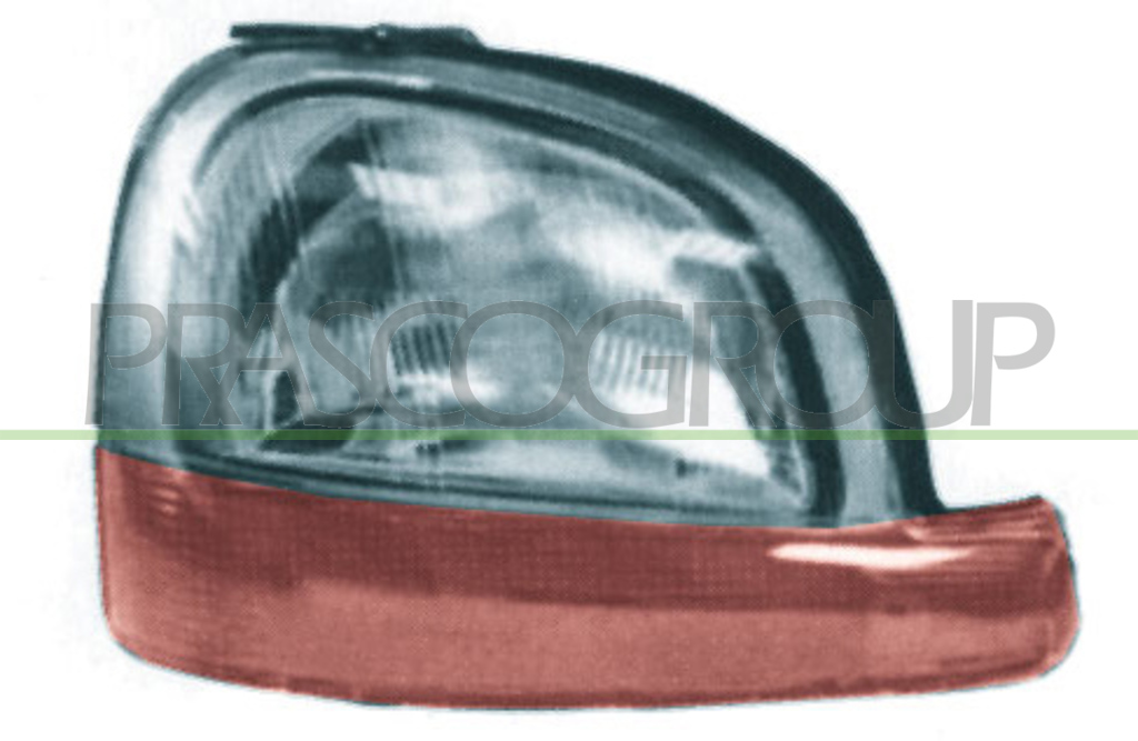 HEADLAMP RIGHT H4 ELECTRIC