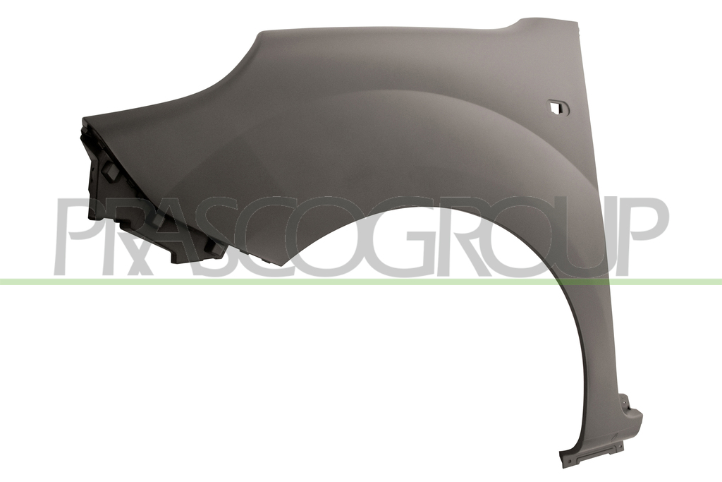 FRONT FENDER LEFT-PRIMED-WITH SIDE REPEATER HOLE-PLASTIC