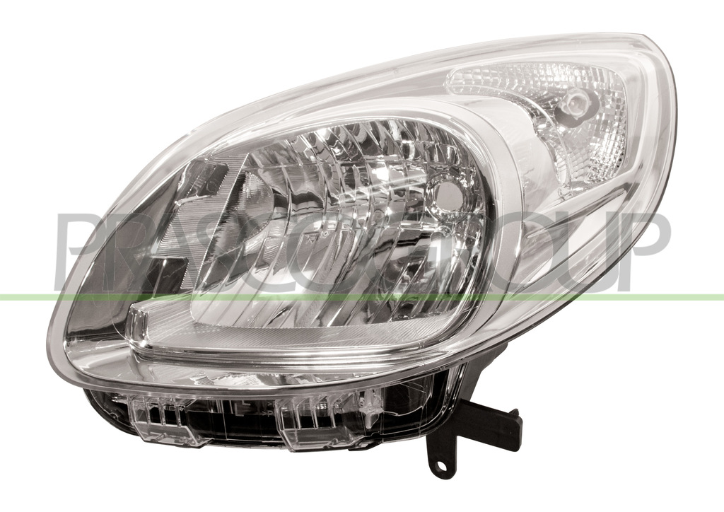 HEADLAMP LEFT H4 ELECTRIC-WITHOUT MOTOR-CHROME