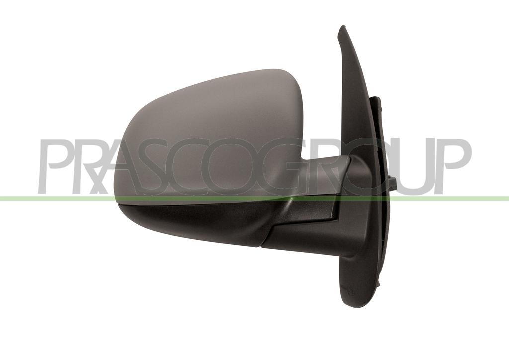 DOOR MIRROR RIGHT-ELECTRIC-PRIMED-HEATED-ASPHERICAL-CHROME