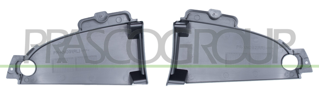 SET OF REAR INNER BUMPER BRACKETS (RIGHT+LEFT) MOD. STATION WAGON