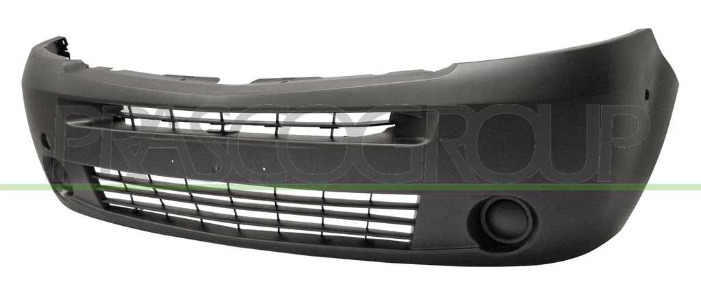 FRONT BUMPER-BLACK-TEXTURED FINISH-WITHOUT FOG LAMP SEATS MOD. 06 >