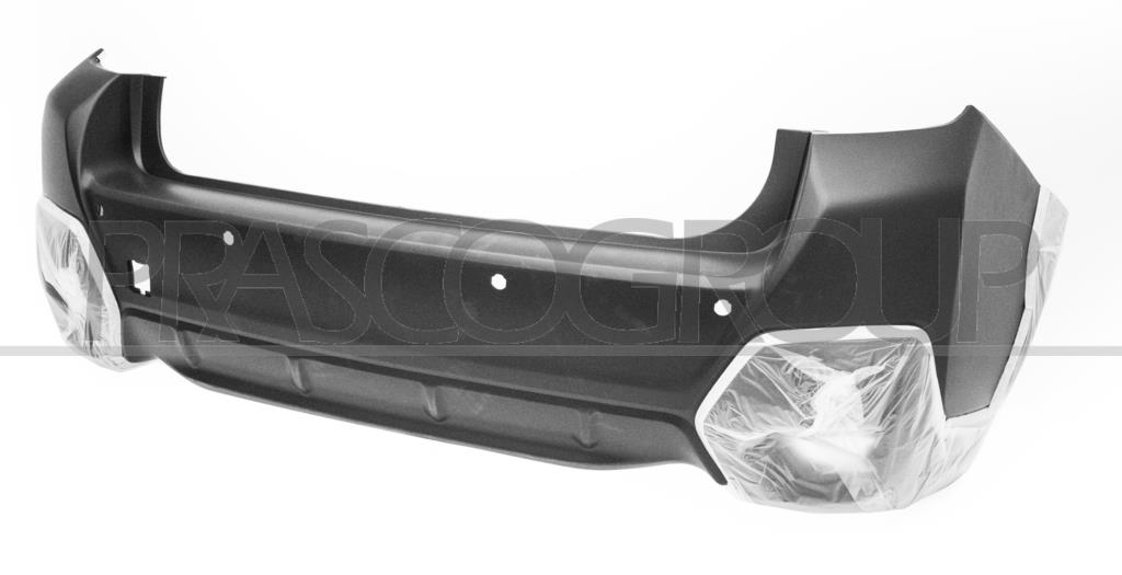 REAR BUMPER-PARTLY PRIMED-WITH PDC