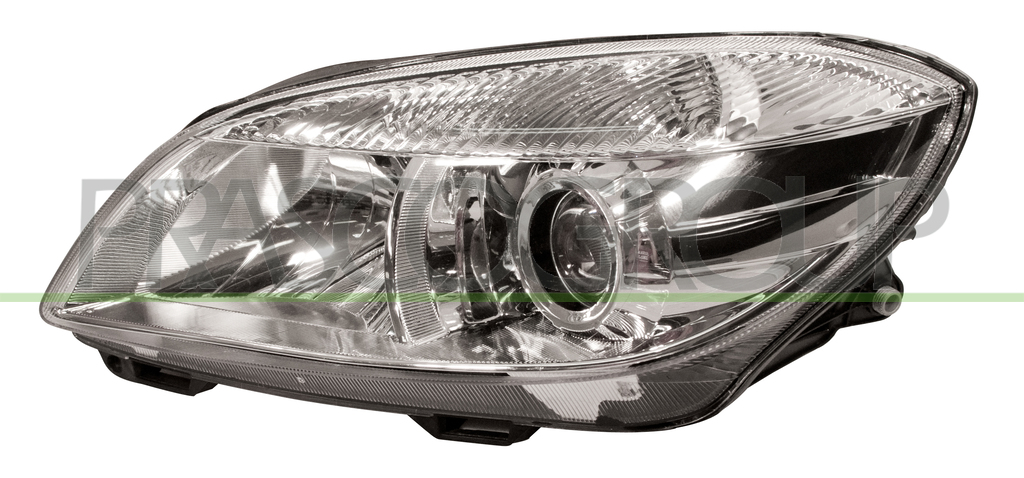 HEADLAMP LEFT H7+H7 ELECTRIC-WITH MOTOR