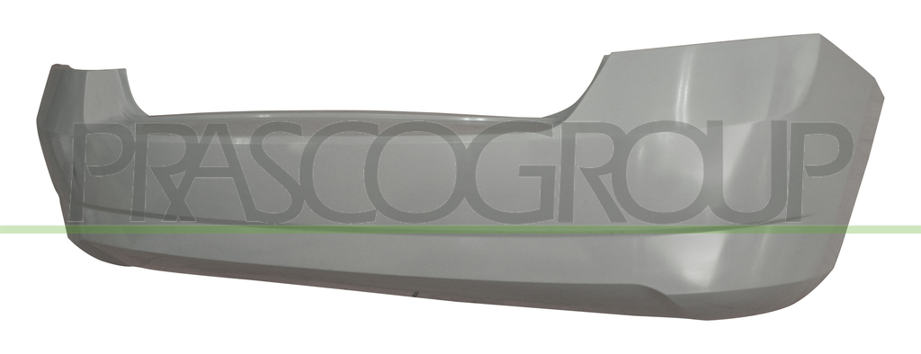 REAR BUMPER GRAY-SMOOTH FINISH TO BE PRIMED-WITH 3 CUTTING MARKS FOR PDC