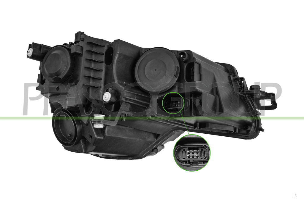 SCHEINWERFER LINKS-H7+H7-MIT LWR-MIT MOTOR-MIT TAGFAHRLICHT-OHNE SW-LED-VARROC TYP