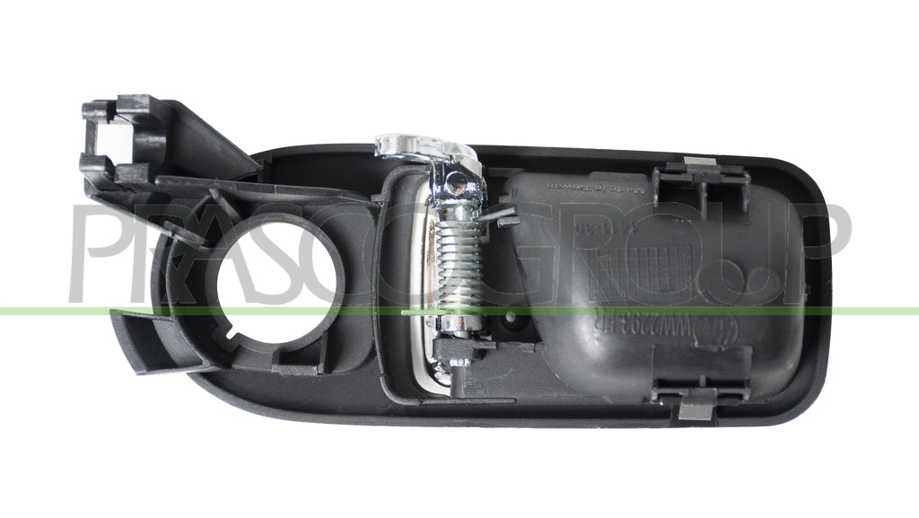 FRONT DOOR HANDLE RIGHT-INNER-WITH CHROME LEVER-WITH BLACK HOUSING