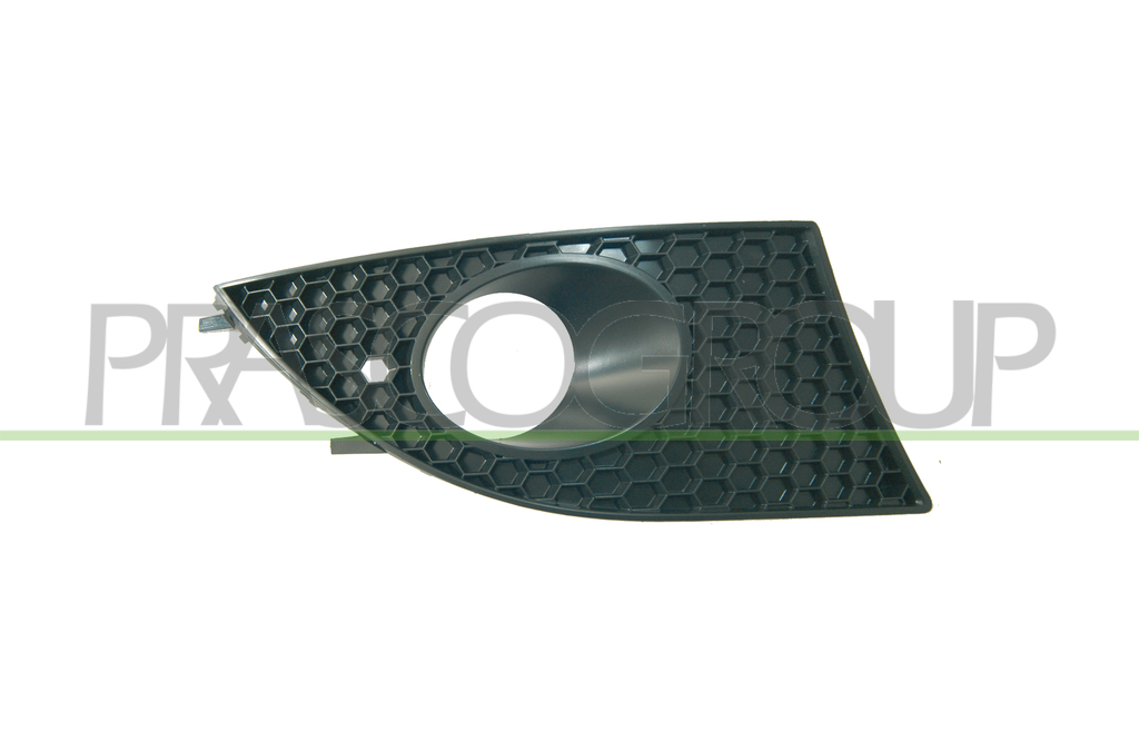 BUMPER GRILLE RIGHT-BLACK-WITH FOG LAMP HOLE