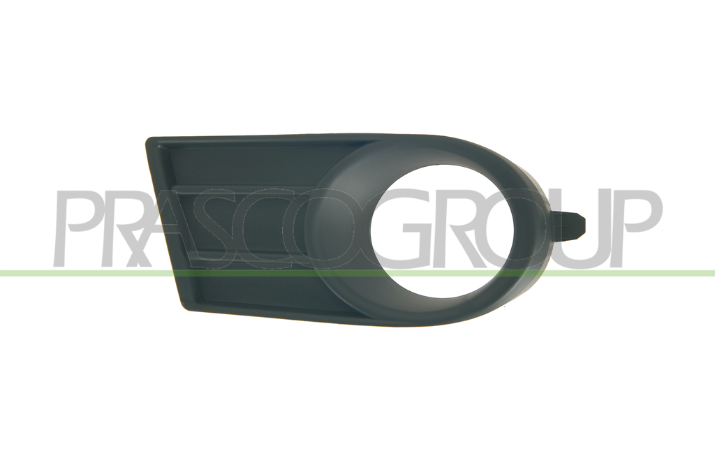BUMPER GRILLE LEFT-BLACK-WITH FOG LAMP HOLE