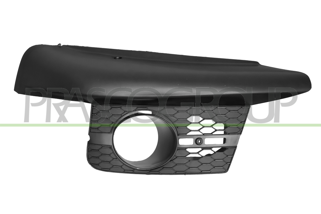 FRONT BUMPER GRILLE LEFT-WITH FOG LAMP HOLES-BLACK MOD. SPORT